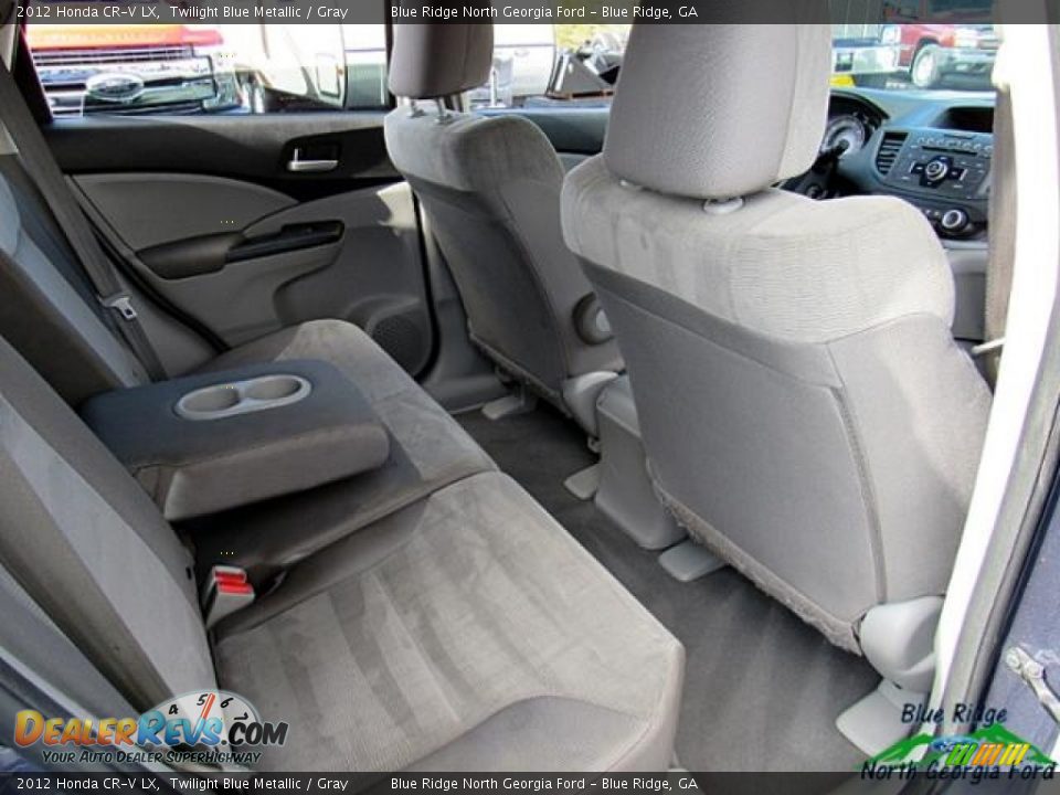 2012 Honda CR-V LX Twilight Blue Metallic / Gray Photo #30