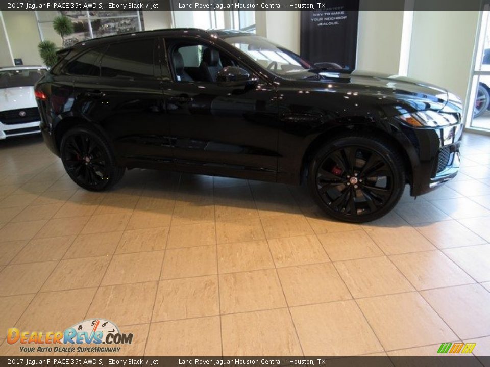 2017 Jaguar F-PACE 35t AWD S Ebony Black / Jet Photo #1