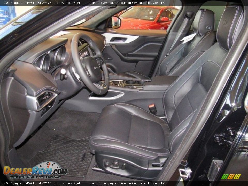 2017 Jaguar F-PACE 35t AWD S Ebony Black / Jet Photo #3