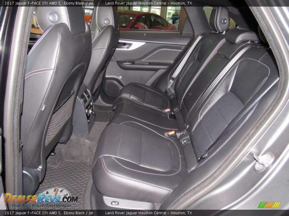 2017 Jaguar F-PACE 35t AWD S Ebony Black / Jet Photo #5