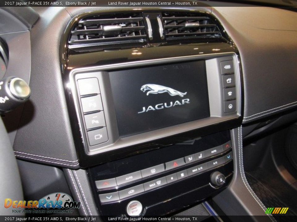 2017 Jaguar F-PACE 35t AWD S Ebony Black / Jet Photo #20