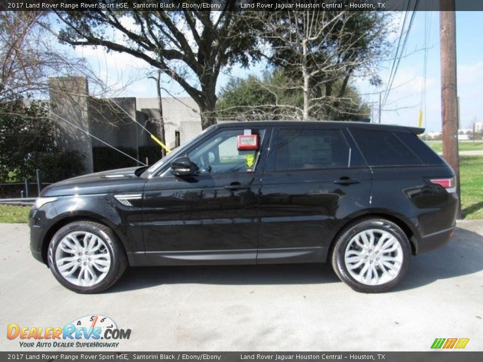 2017 Land Rover Range Rover Sport HSE Santorini Black / Ebony/Ebony Photo #11