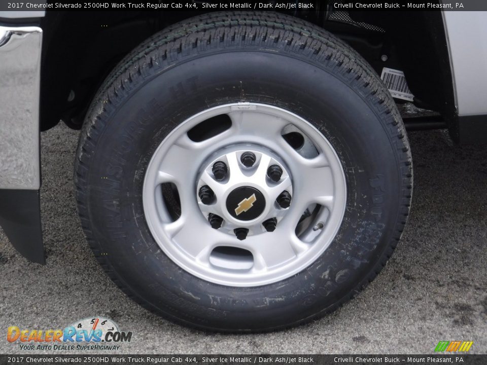 2017 Chevrolet Silverado 2500HD Work Truck Regular Cab 4x4 Silver Ice Metallic / Dark Ash/Jet Black Photo #3