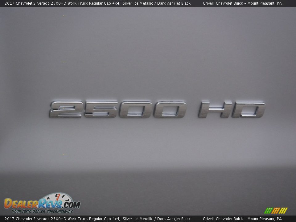 2017 Chevrolet Silverado 2500HD Work Truck Regular Cab 4x4 Silver Ice Metallic / Dark Ash/Jet Black Photo #4