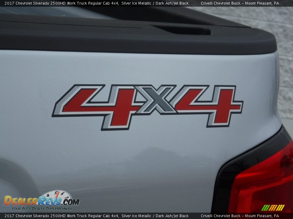 2017 Chevrolet Silverado 2500HD Work Truck Regular Cab 4x4 Silver Ice Metallic / Dark Ash/Jet Black Photo #5