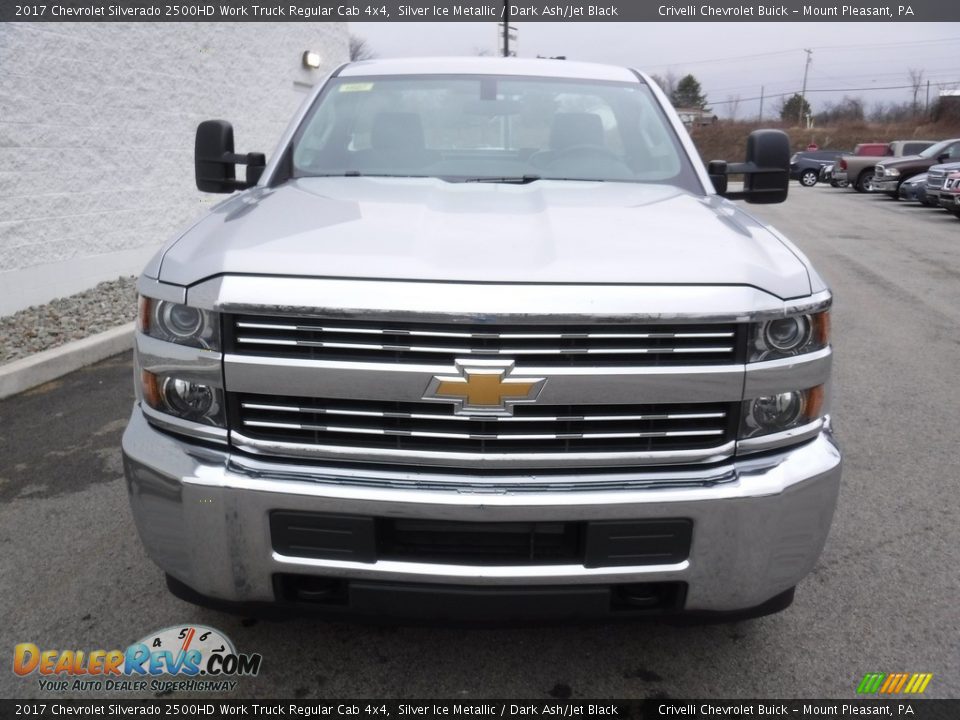 2017 Chevrolet Silverado 2500HD Work Truck Regular Cab 4x4 Silver Ice Metallic / Dark Ash/Jet Black Photo #6