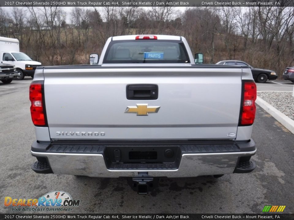 2017 Chevrolet Silverado 2500HD Work Truck Regular Cab 4x4 Silver Ice Metallic / Dark Ash/Jet Black Photo #9