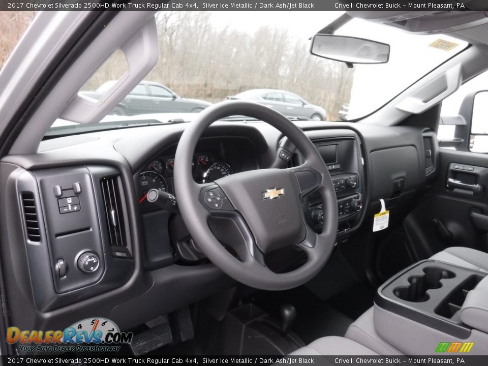 2017 Chevrolet Silverado 2500HD Work Truck Regular Cab 4x4 Silver Ice Metallic / Dark Ash/Jet Black Photo #11