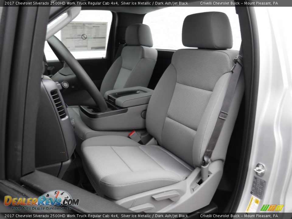 2017 Chevrolet Silverado 2500HD Work Truck Regular Cab 4x4 Silver Ice Metallic / Dark Ash/Jet Black Photo #12