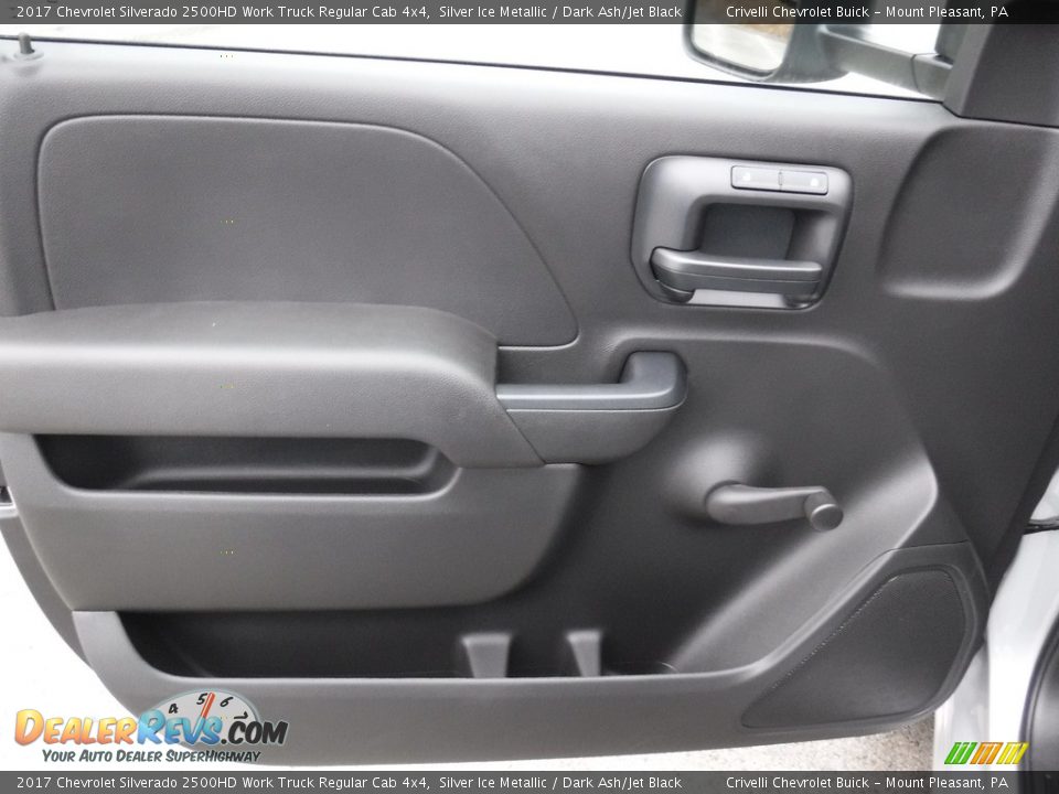 2017 Chevrolet Silverado 2500HD Work Truck Regular Cab 4x4 Silver Ice Metallic / Dark Ash/Jet Black Photo #13