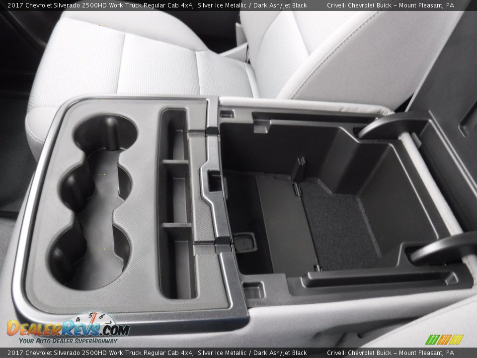 2017 Chevrolet Silverado 2500HD Work Truck Regular Cab 4x4 Silver Ice Metallic / Dark Ash/Jet Black Photo #17