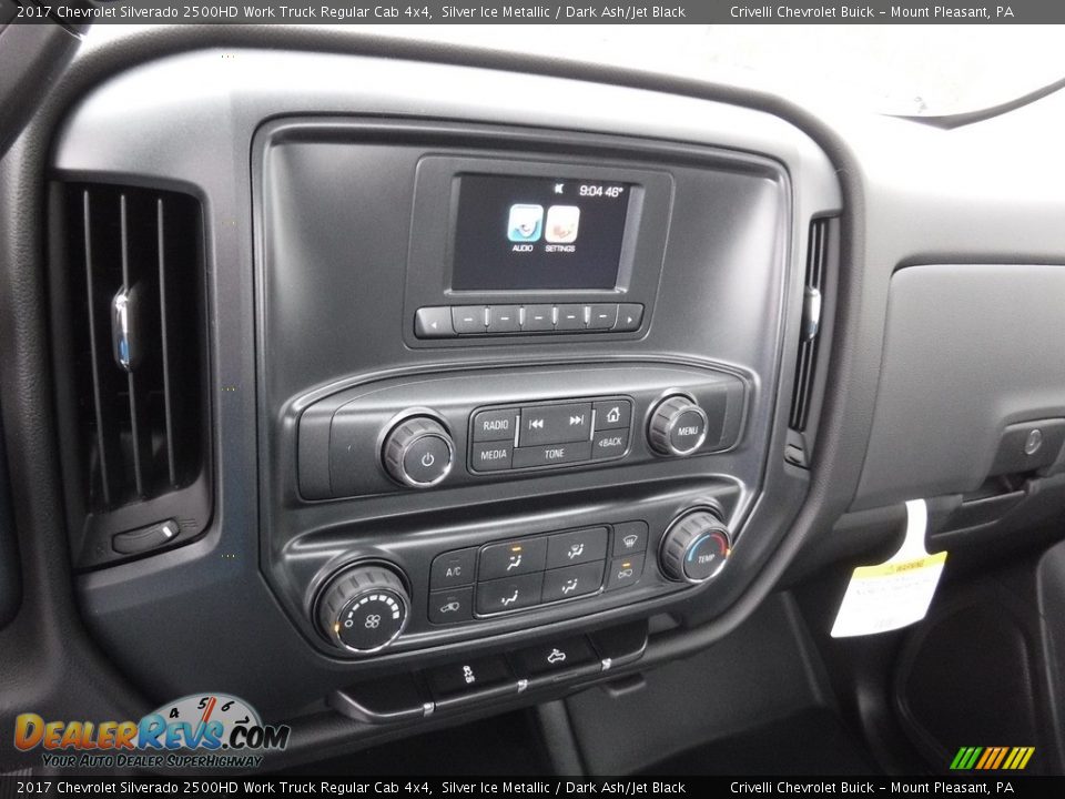 2017 Chevrolet Silverado 2500HD Work Truck Regular Cab 4x4 Silver Ice Metallic / Dark Ash/Jet Black Photo #18