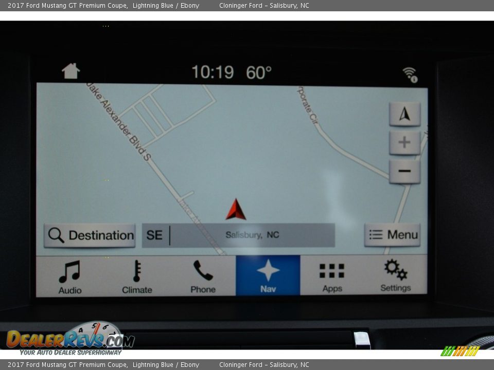 2017 Ford Mustang GT Premium Coupe Lightning Blue / Ebony Photo #12