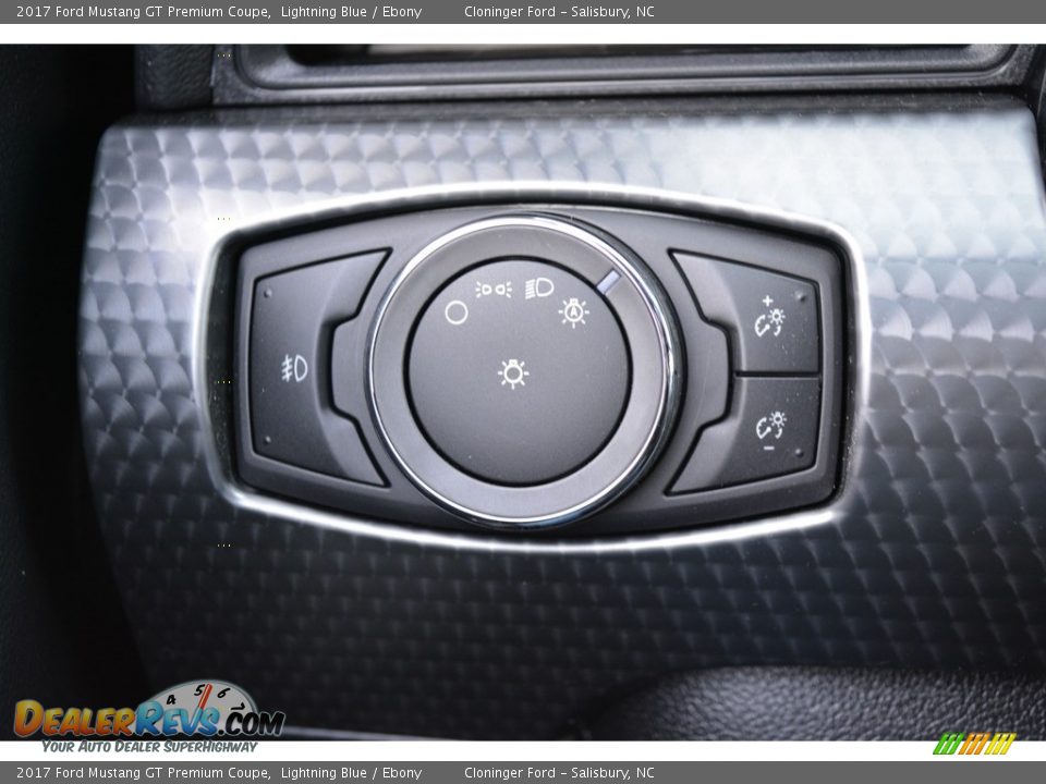 2017 Ford Mustang GT Premium Coupe Lightning Blue / Ebony Photo #16