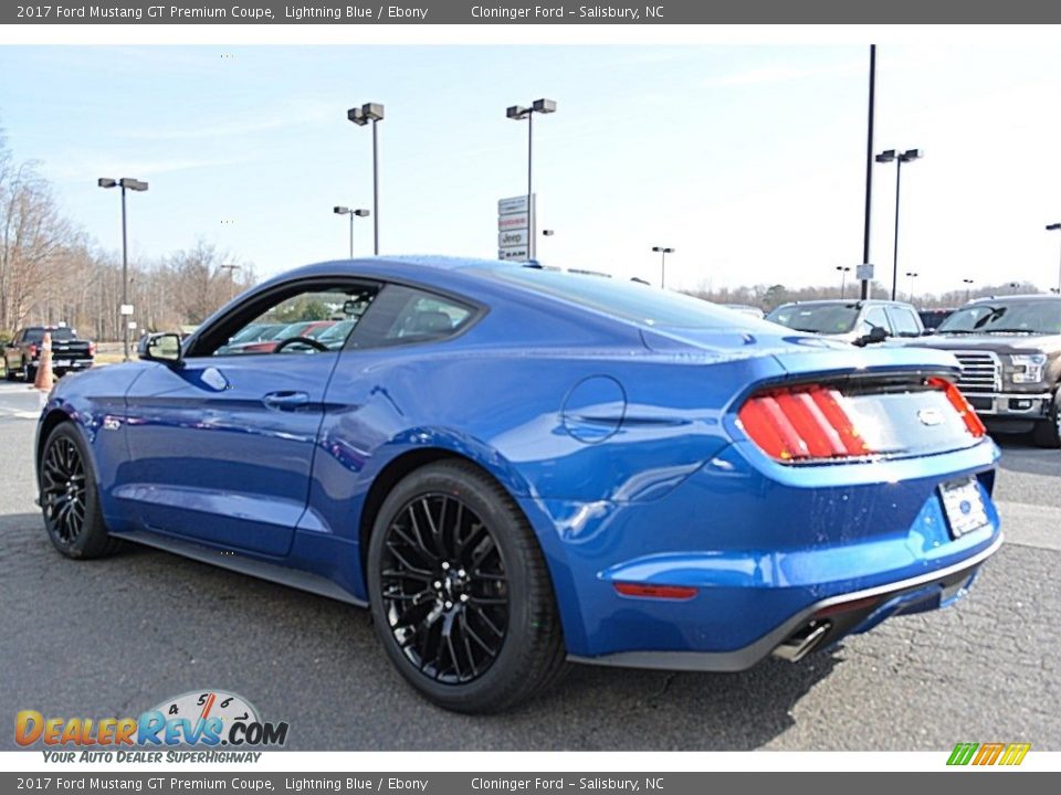 2017 Ford Mustang GT Premium Coupe Lightning Blue / Ebony Photo #18