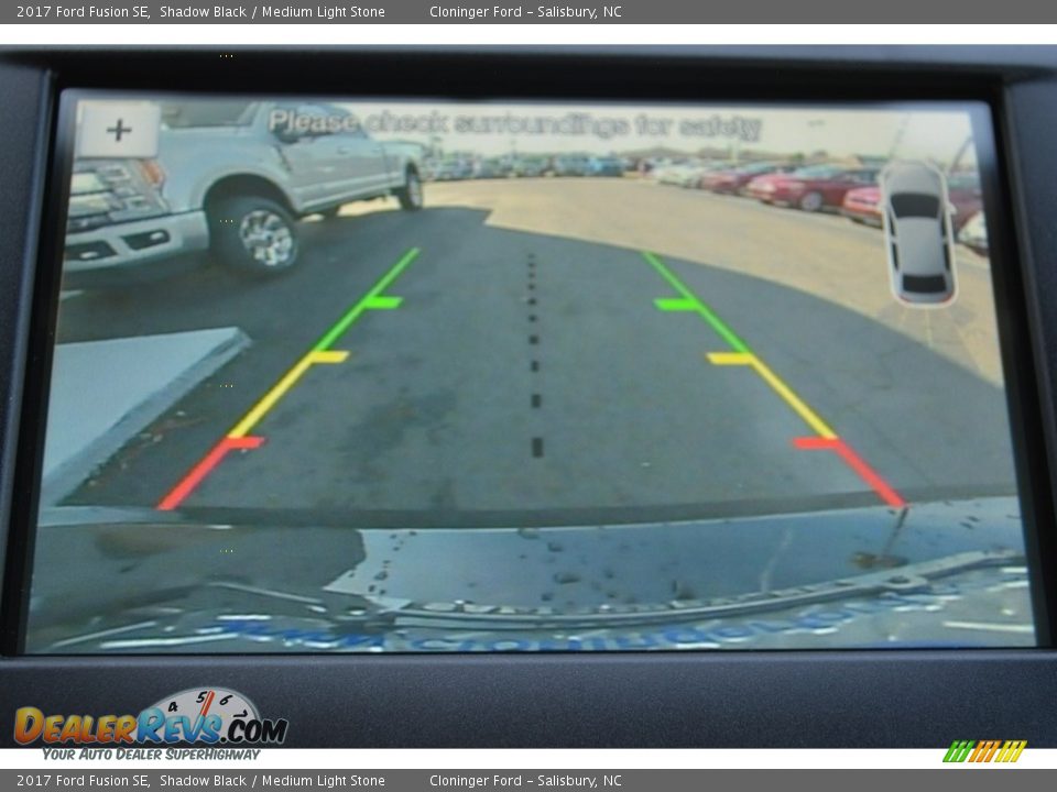 2017 Ford Fusion SE Shadow Black / Medium Light Stone Photo #13