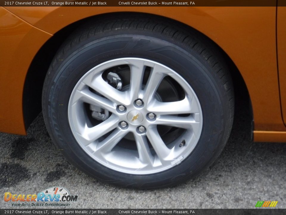 2017 Chevrolet Cruze LT Orange Burst Metallic / Jet Black Photo #3