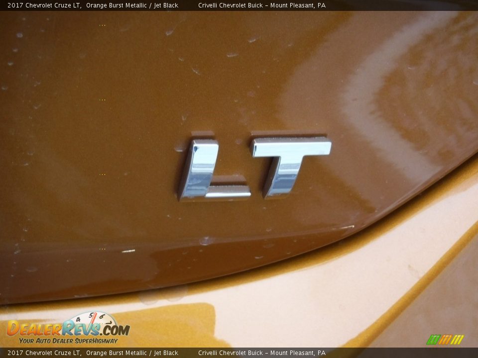 2017 Chevrolet Cruze LT Orange Burst Metallic / Jet Black Photo #8