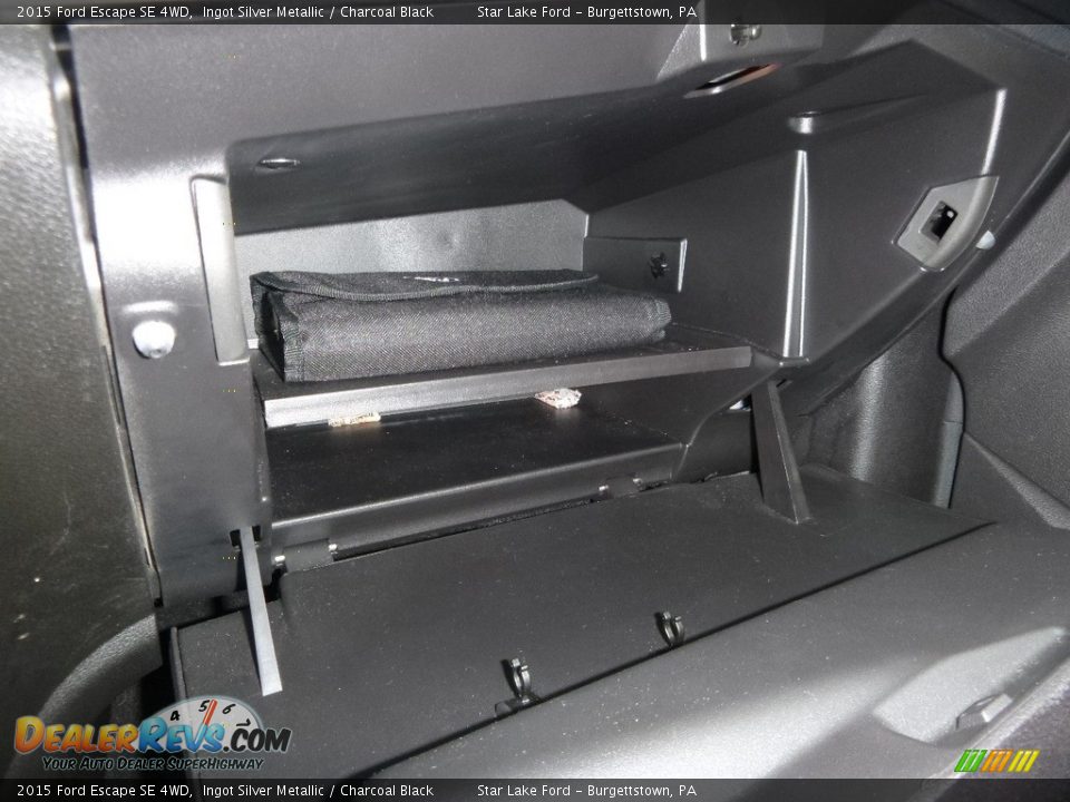 2015 Ford Escape SE 4WD Ingot Silver Metallic / Charcoal Black Photo #19