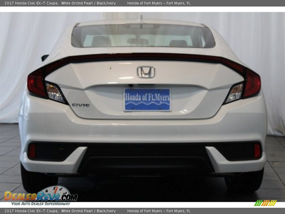 2017 Honda Civic EX-T Coupe White Orchid Pearl / Black/Ivory Photo #6