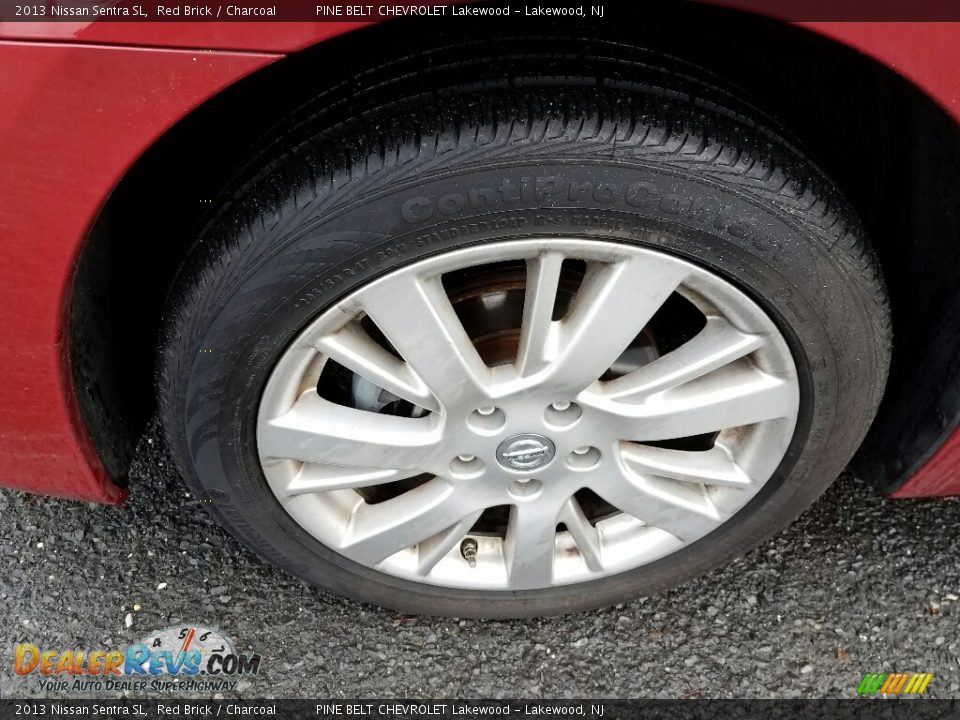2013 Nissan Sentra SL Red Brick / Charcoal Photo #4