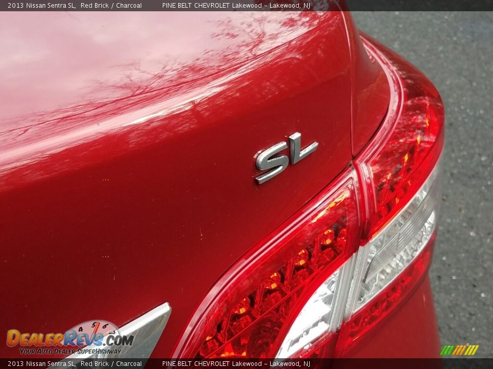 2013 Nissan Sentra SL Red Brick / Charcoal Photo #9