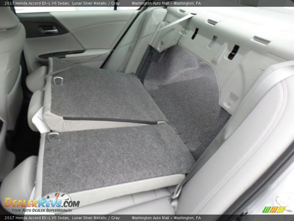 2017 Honda Accord EX-L V6 Sedan Lunar Silver Metallic / Gray Photo #13