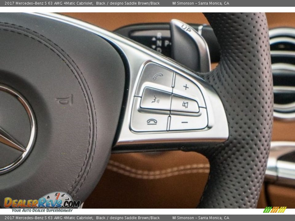 Controls of 2017 Mercedes-Benz S 63 AMG 4Matic Cabriolet Photo #15