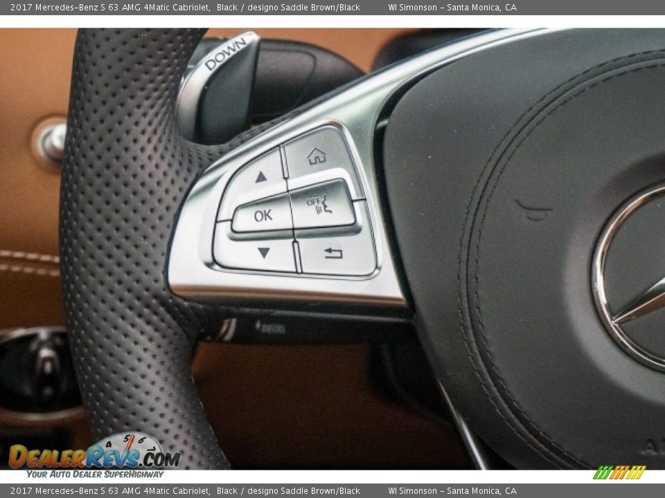 Controls of 2017 Mercedes-Benz S 63 AMG 4Matic Cabriolet Photo #16