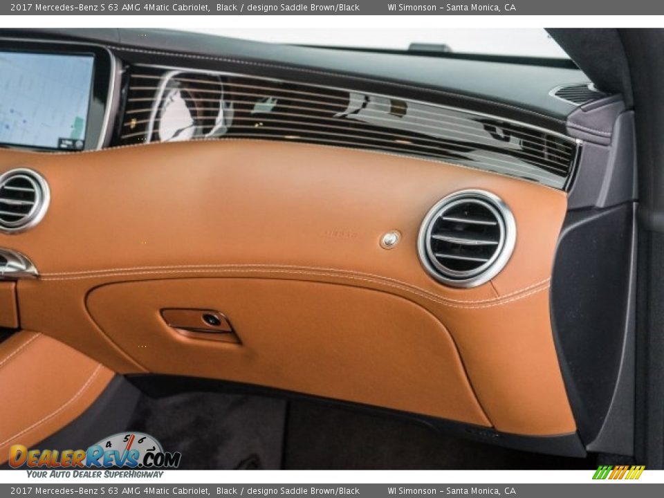 Dashboard of 2017 Mercedes-Benz S 63 AMG 4Matic Cabriolet Photo #22