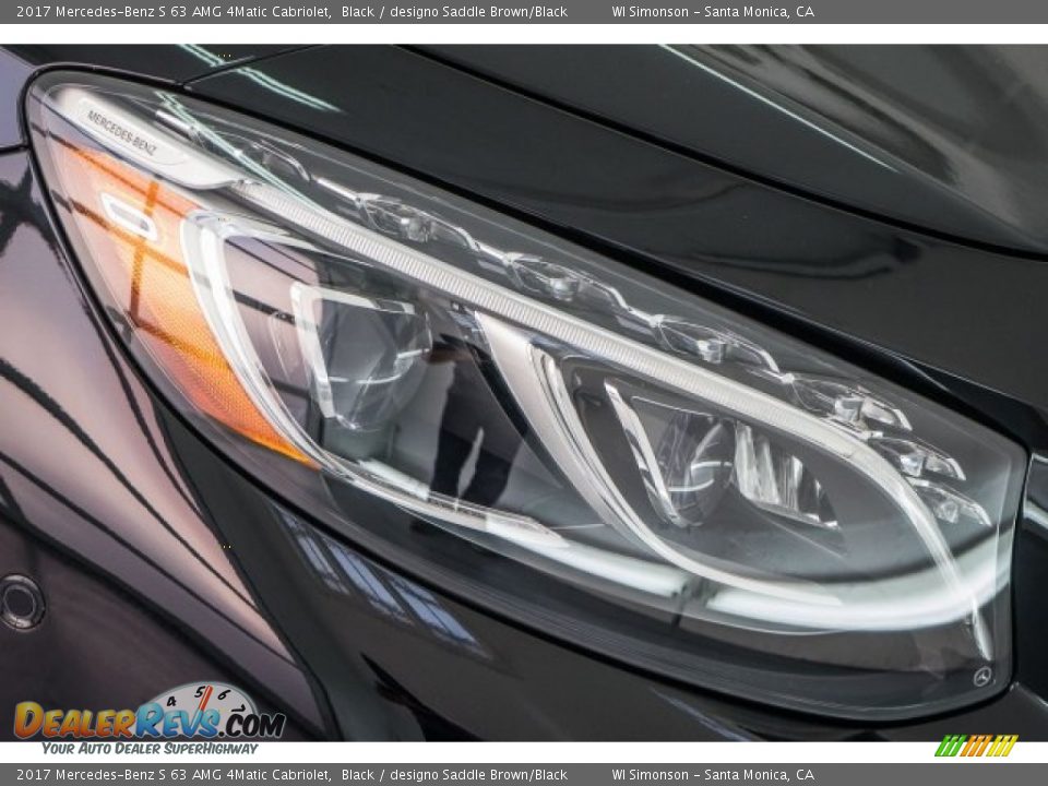 2017 Mercedes-Benz S 63 AMG 4Matic Cabriolet Black / designo Saddle Brown/Black Photo #26