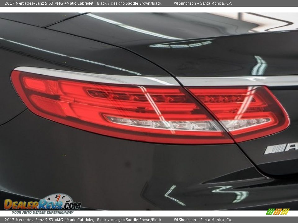 2017 Mercedes-Benz S 63 AMG 4Matic Cabriolet Black / designo Saddle Brown/Black Photo #27