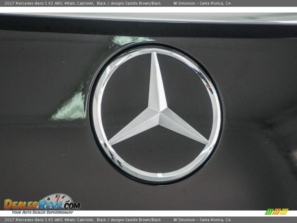 2017 Mercedes-Benz S 63 AMG 4Matic Cabriolet Black / designo Saddle Brown/Black Photo #28
