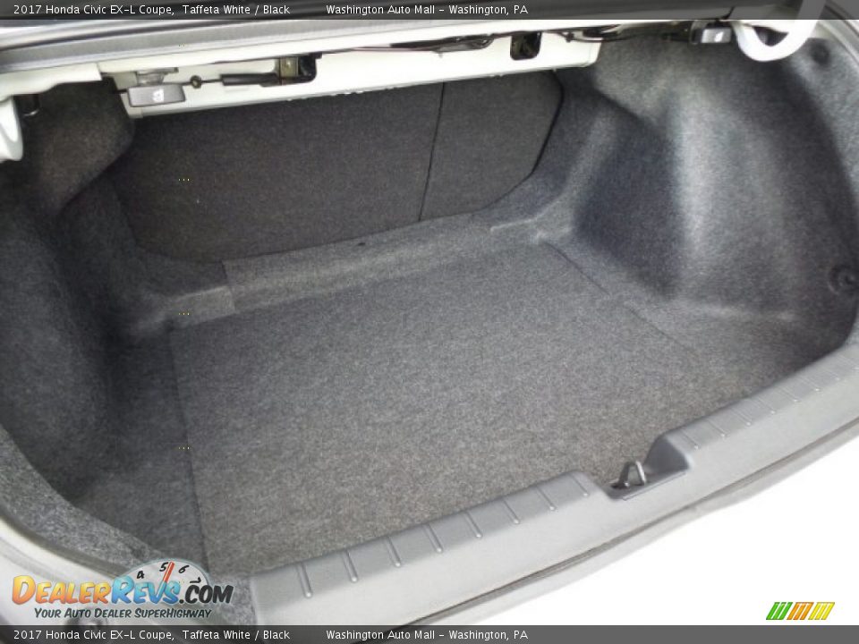 2017 Honda Civic EX-L Coupe Taffeta White / Black Photo #12