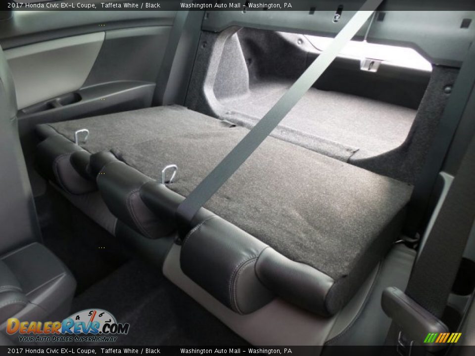 2017 Honda Civic EX-L Coupe Taffeta White / Black Photo #13