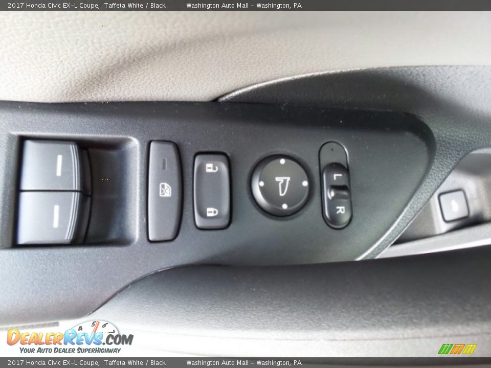 2017 Honda Civic EX-L Coupe Taffeta White / Black Photo #15