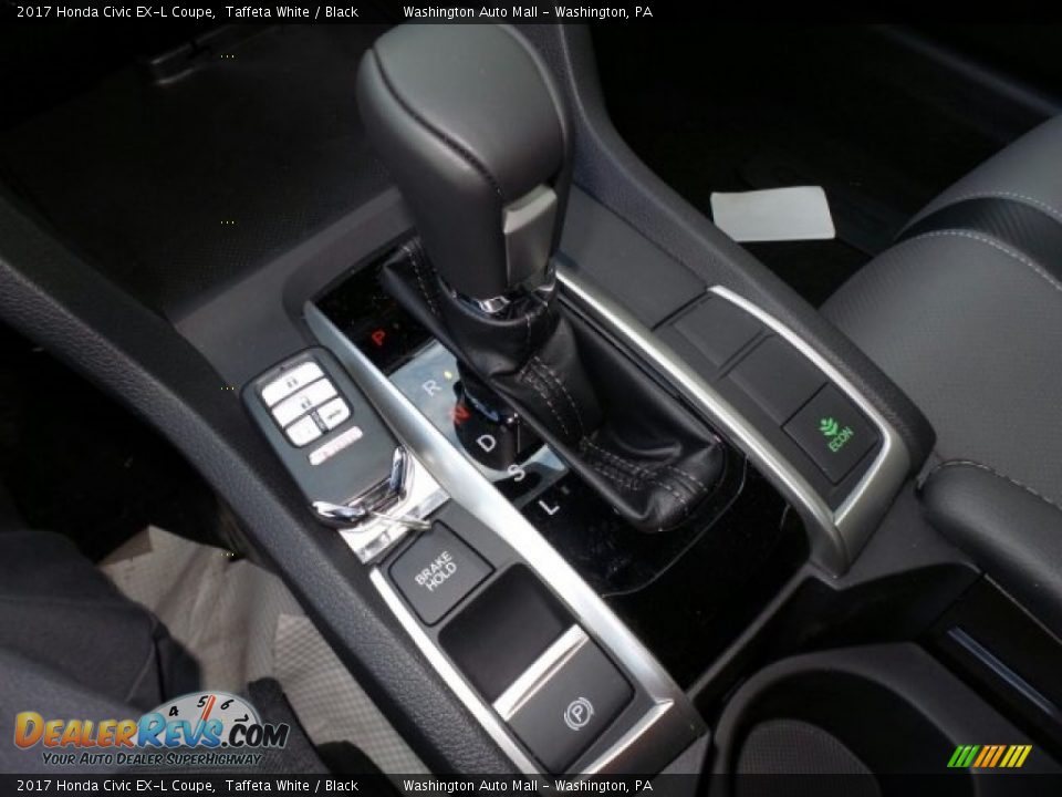 2017 Honda Civic EX-L Coupe Taffeta White / Black Photo #29