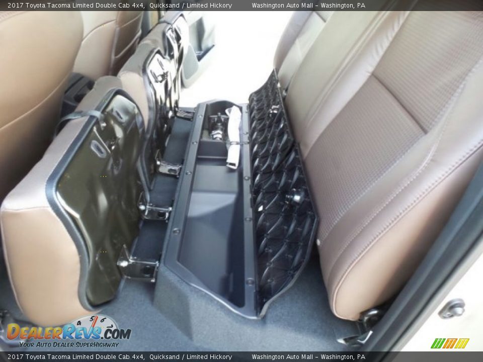 Rear Seat of 2017 Toyota Tacoma Limited Double Cab 4x4 Photo #15