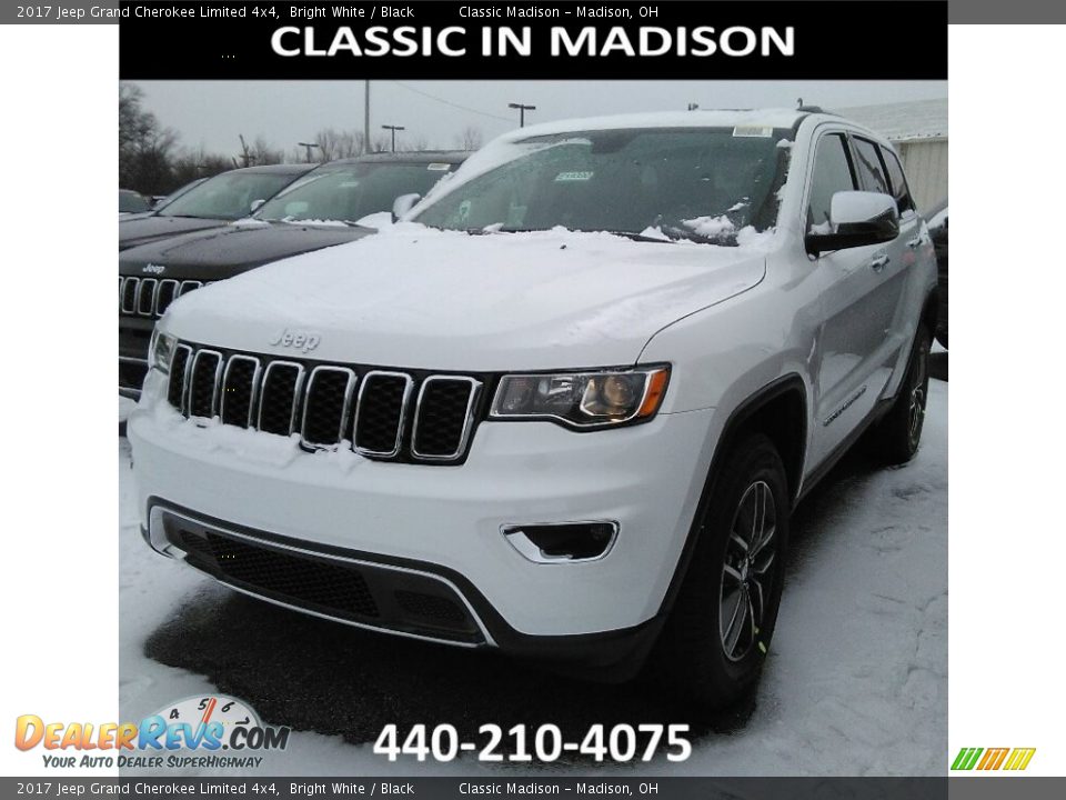 2017 Jeep Grand Cherokee Limited 4x4 Bright White / Black Photo #1