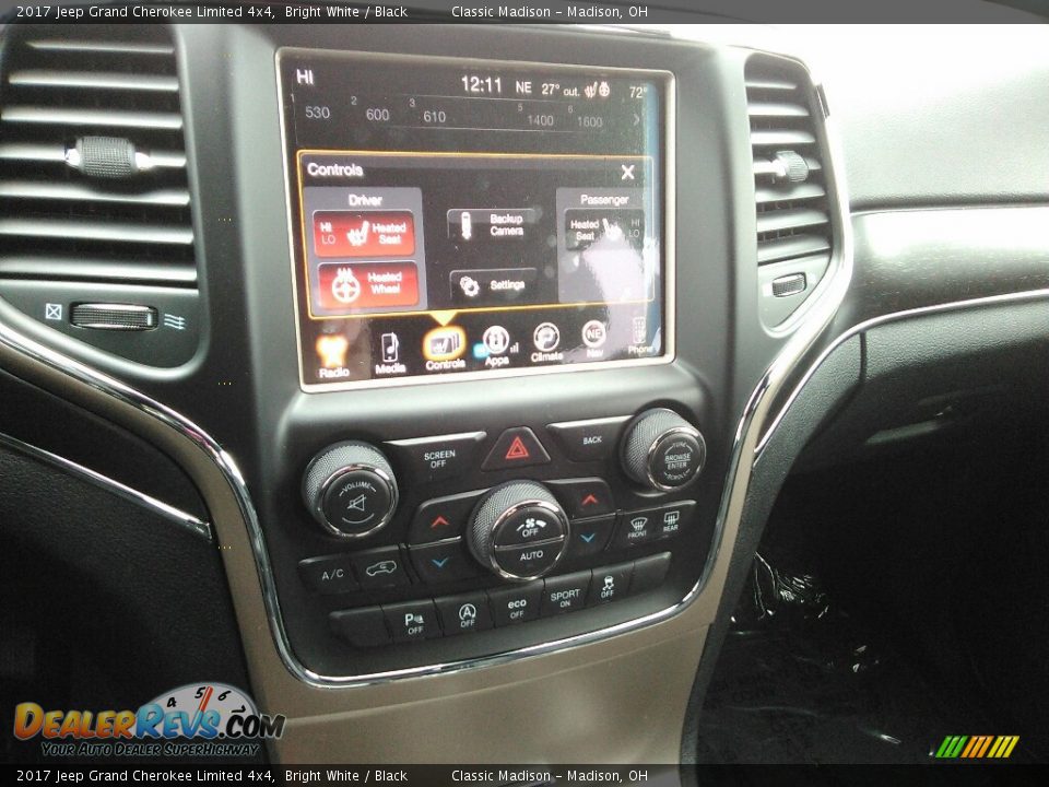 2017 Jeep Grand Cherokee Limited 4x4 Bright White / Black Photo #8