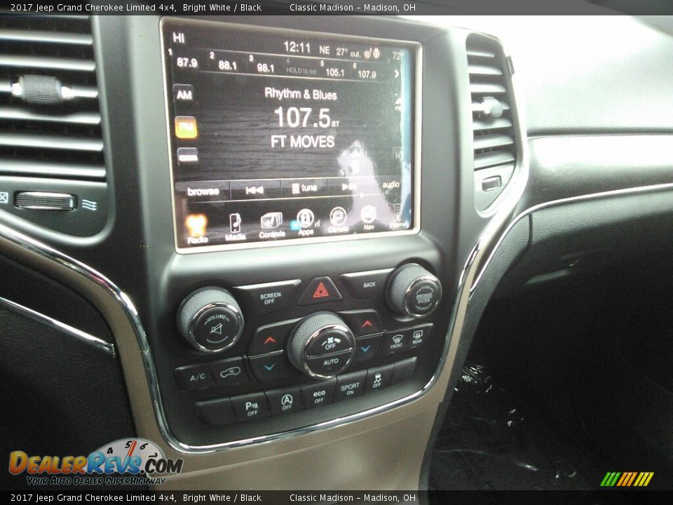 2017 Jeep Grand Cherokee Limited 4x4 Bright White / Black Photo #10