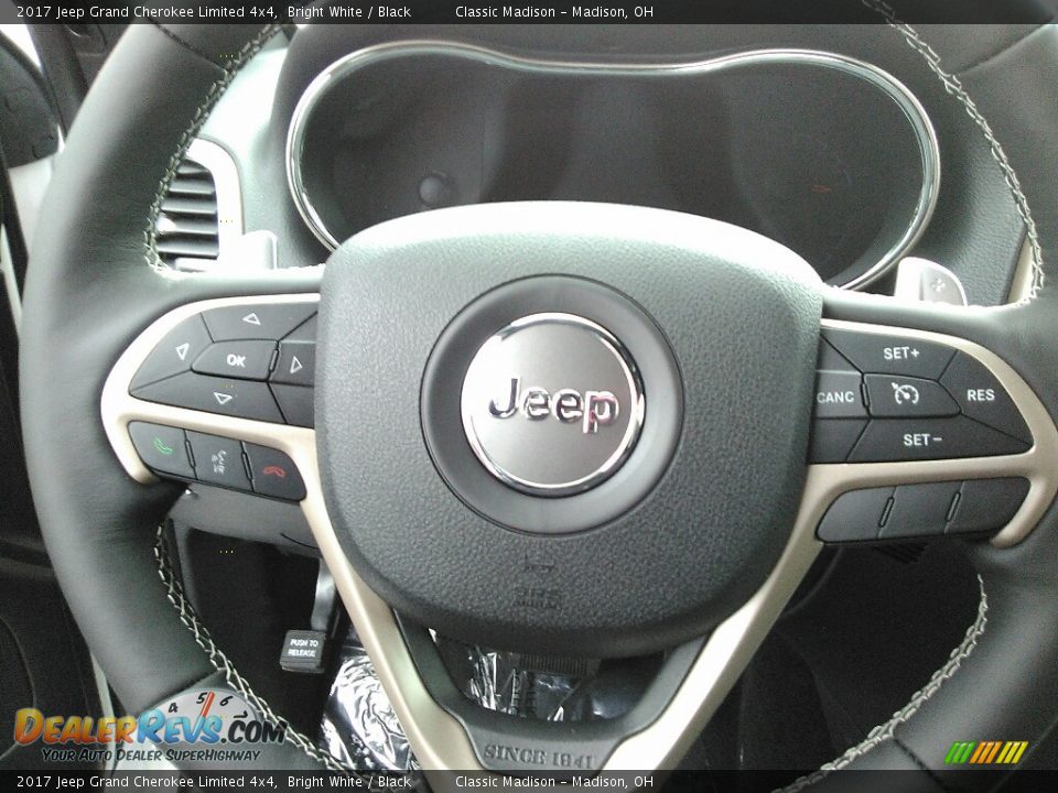 2017 Jeep Grand Cherokee Limited 4x4 Bright White / Black Photo #13