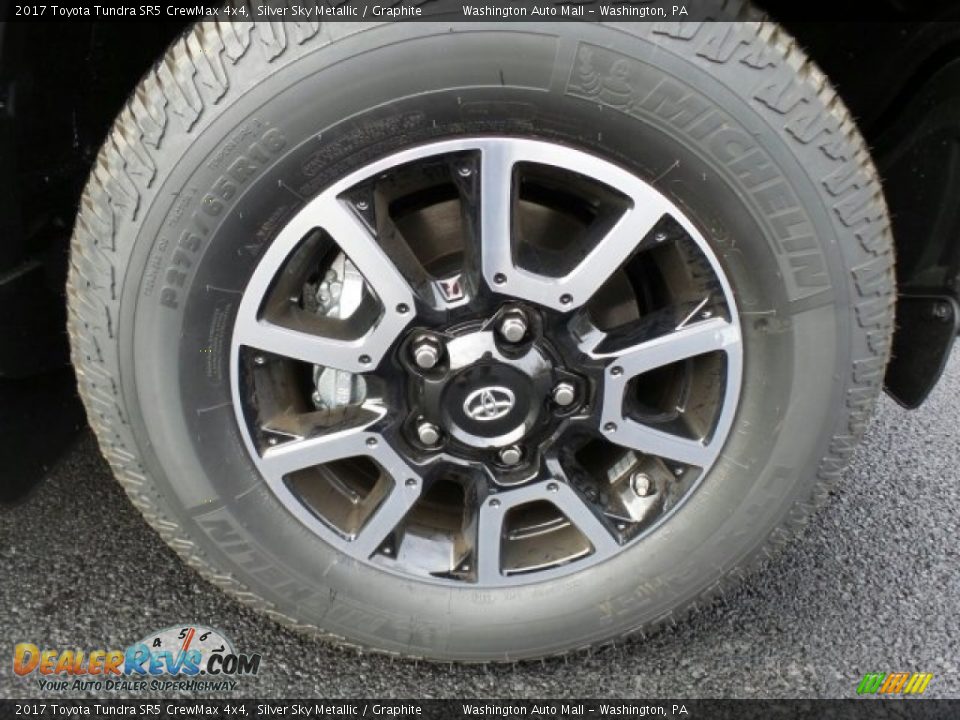 2017 Toyota Tundra SR5 CrewMax 4x4 Wheel Photo #3