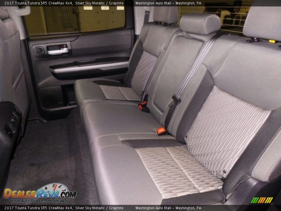 Rear Seat of 2017 Toyota Tundra SR5 CrewMax 4x4 Photo #13