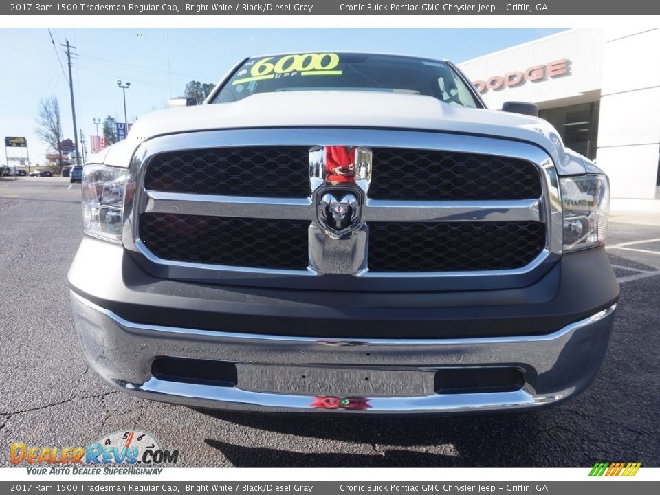 2017 Ram 1500 Tradesman Regular Cab Bright White / Black/Diesel Gray Photo #2