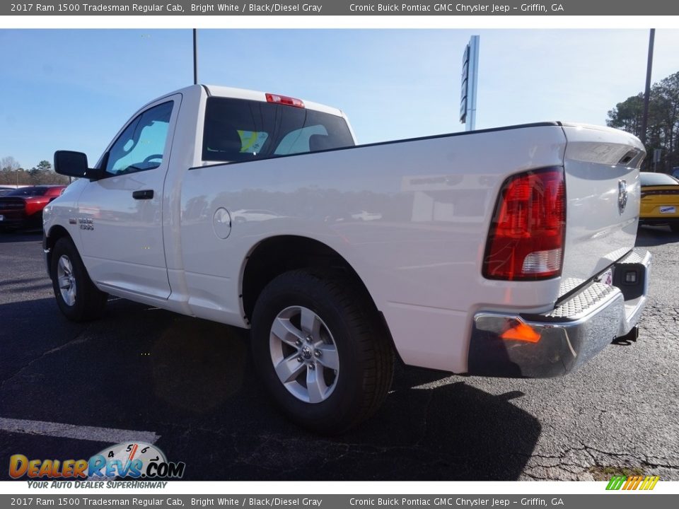 2017 Ram 1500 Tradesman Regular Cab Bright White / Black/Diesel Gray Photo #5