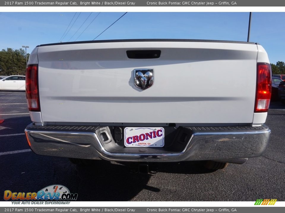 2017 Ram 1500 Tradesman Regular Cab Bright White / Black/Diesel Gray Photo #6