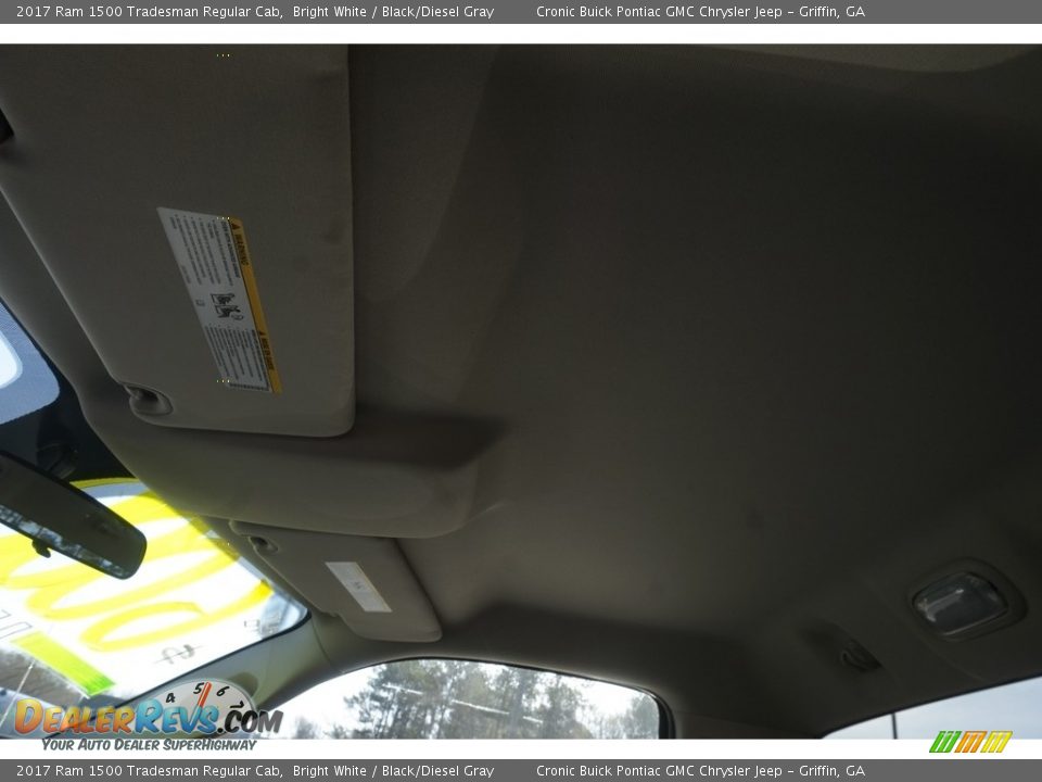 2017 Ram 1500 Tradesman Regular Cab Bright White / Black/Diesel Gray Photo #11