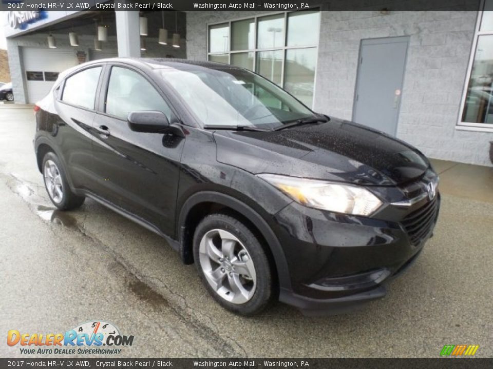 2017 Honda HR-V LX AWD Crystal Black Pearl / Black Photo #1