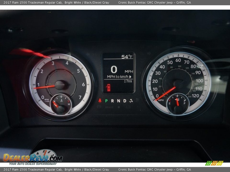 2017 Ram 1500 Tradesman Regular Cab Bright White / Black/Diesel Gray Photo #16
